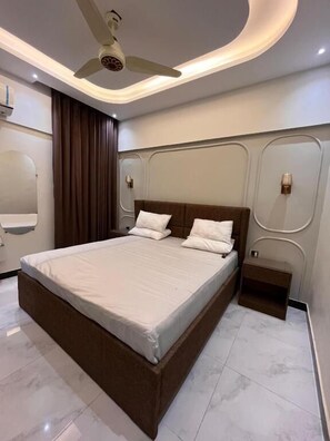 Deluxe-dobbeltværelse | Lydisolering, strygejern/strygebræt, gratis Wi-Fi