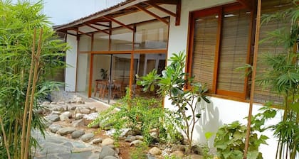 Japandi inspired Ryokan in Jakarta, Great location with large swimming pool