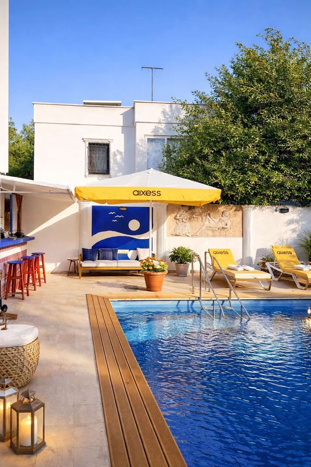 Seasonal outdoor pool