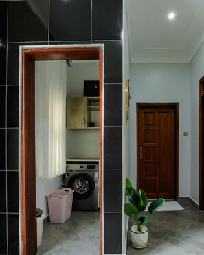 Deluxe Apartment, Hill View | Desk, laptop workspace, free WiFi