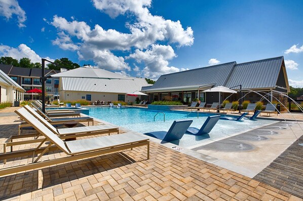 Pool - Landing | Beautiful 2BD, Pool, Gym (Madison)