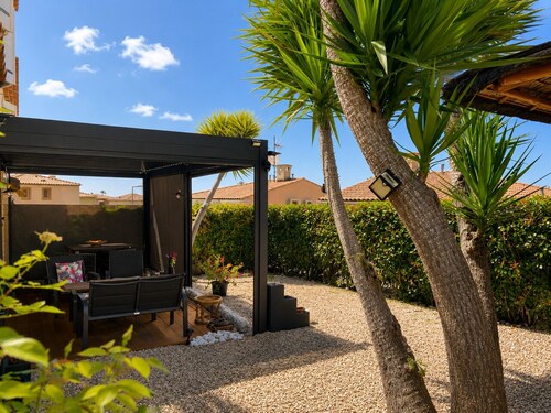 Villa avec spa toute équipée dans cocon de verdure