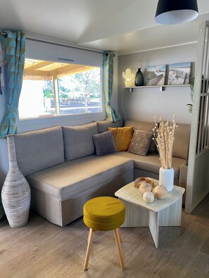 TV - Mobil home " Lège Cap-Ferret " 4/6 persons Campsite 4 stars  (Lège-Cap-Ferret)