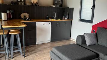 Standard-Bungalow, Meerblick | Wohnbereich