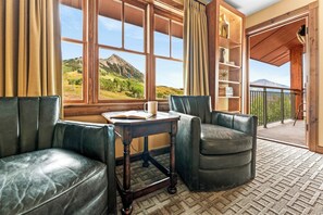 TV, fireplace, offices