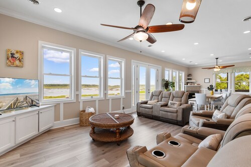 Inlet Front 5BR Home w/ Private Pool & Stunning Ocean Views