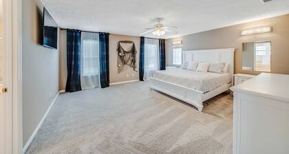 Spacious 4-bedroom house in sunny Panama City Beach with AC, WiFi, & Game Room!