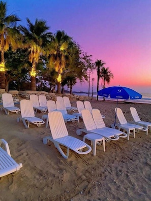 Private beach nearby