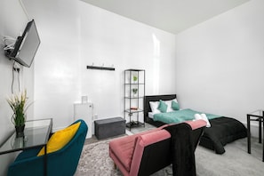 1 chambre, fer et planche à repasser, Wi-Fi, draps fournis