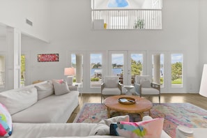 Smart TV, music library, offices