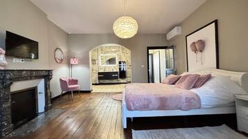 1 Schlafzimmer, Bügeleisen/Bügelbrett, kostenloses WLAN, Bettwäsche