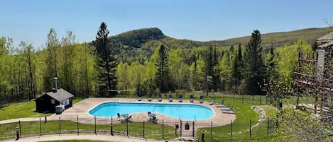 Indoor pool, a heated pool