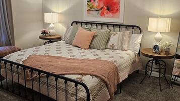 2 chambres, fer et planche Ă repasser, Wi-Fi gratuit, draps fournis