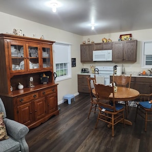 Microwave, oven, stovetop