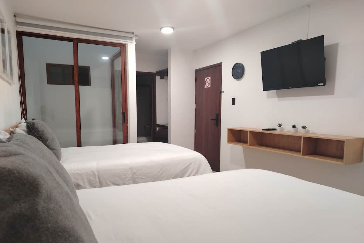 Chambre Quadruple, patio