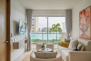 Standard Apartment | Living area - Baia Kristal Cartagena By HostPro (Cartagena)
