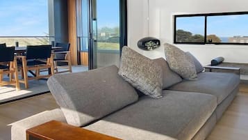 Smart TV, books, stereo