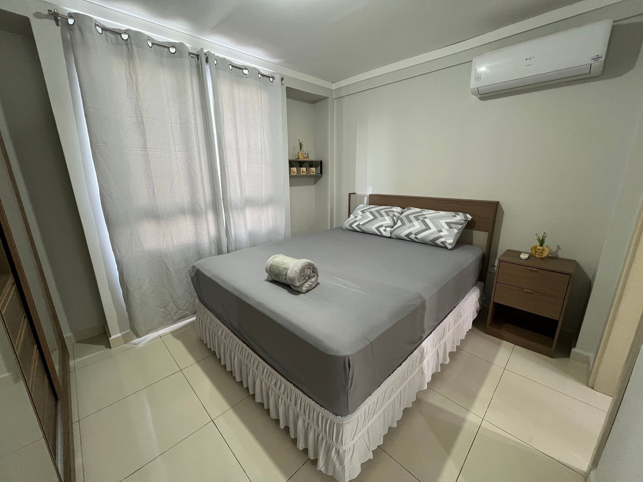 Apartamento básico | 2 quartos, Wi-Fi de cortesia, roupa de cama