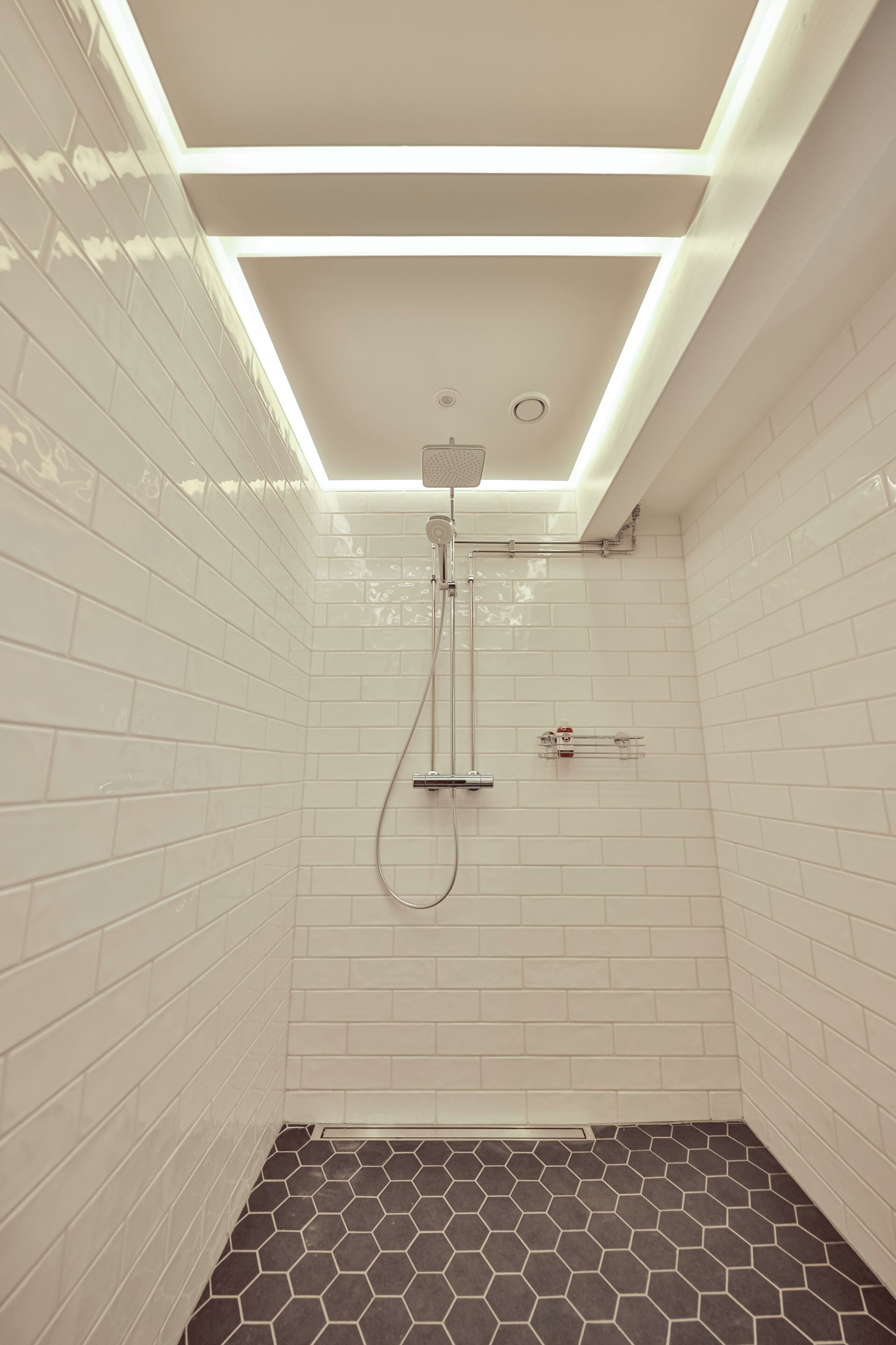 Hair dryer, bidet, towels, soap