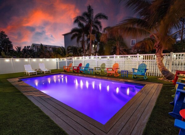 Una piscina climatizada