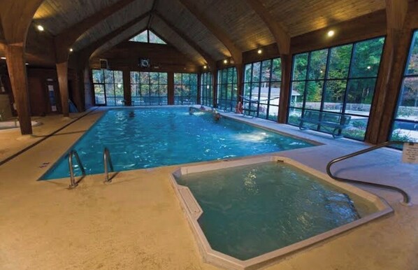 Indoor pool, outdoor pool