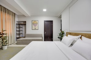 Double Room, Balcony, City View | Desk, laptop workspace, free WiFi