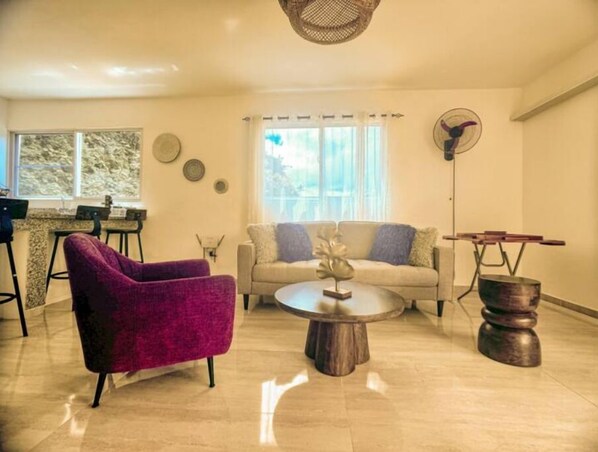 Living area - Villa Nuwa (Casa Jamie) (Samaná)