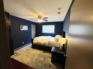 4 bedrooms, iron/ironing board, free WiFi, bed sheets