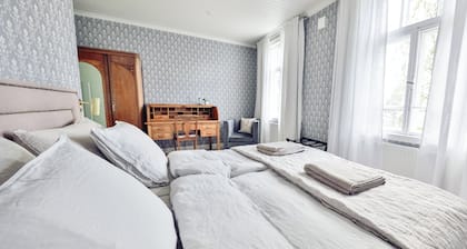 In the eastern wing, 6 people accommodate in a three two-person rooms