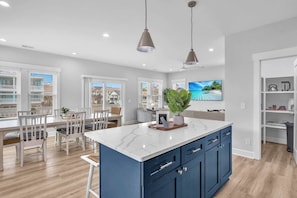 Interior - Luxury 5BR Beach Home with Pool + Steps to Beach + Sleeps 14 (Carolina Beach)