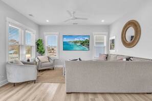 Smart TV - Luxury 5BR with Heated Pool | Steps to Beach (Carolina Beach)