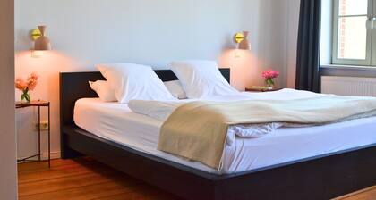 3-Bett Zimmer im Gasthaus am Finowkanal (ehemalige Schule von 1875).