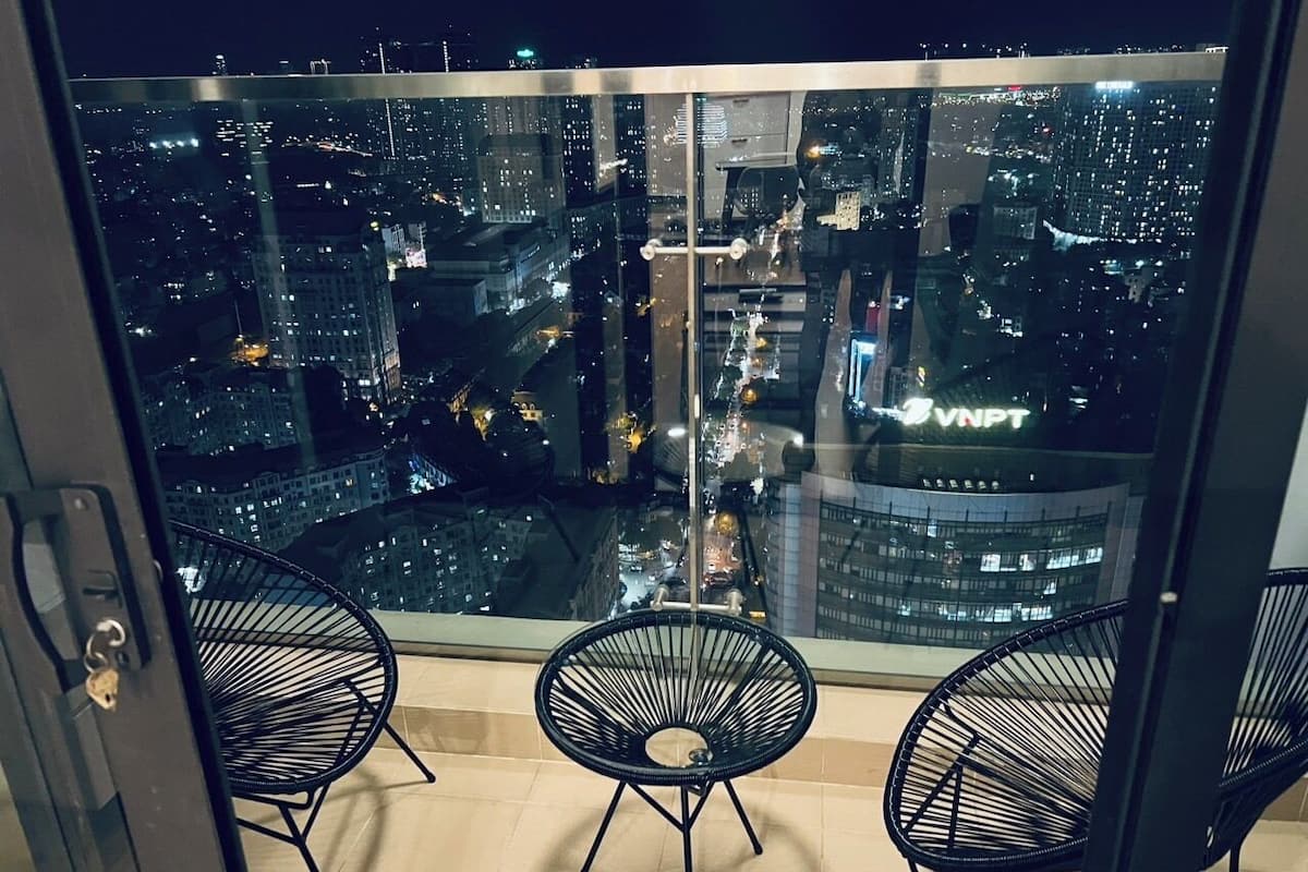 Appartamento Exclusive, 2 camere da letto, vista città | Vista balcone