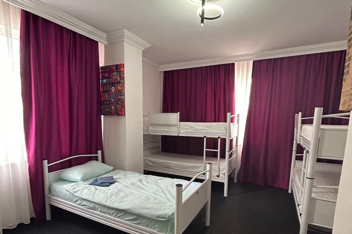 Dormitorio compartido básico, dormitorio mixto, vistas a la ciudad | Ropa de cama de alta calidad, wifi gratis, ropa de cama