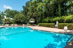 Pool - MyStay at 223 Forest Beach Villas •2nd Row • Pool •Wrap-Around Balcony •Tennis (Hilton Head Island)