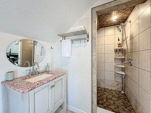 Hair dryer, towels