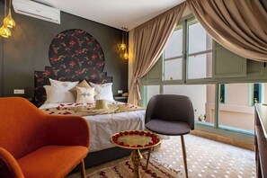Deluxe Double Room | Iron/ironing board, free WiFi, bed sheets - Riad 26 (Marrakech)