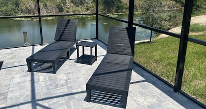 2 New, Stunning homes with Heated Saltwater Pools and Piers!