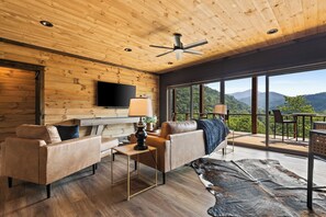 Smart TV, fireplace, books - Inviting Luxe Retreat, Another Level View, Hot-Tub (Cherry Log)