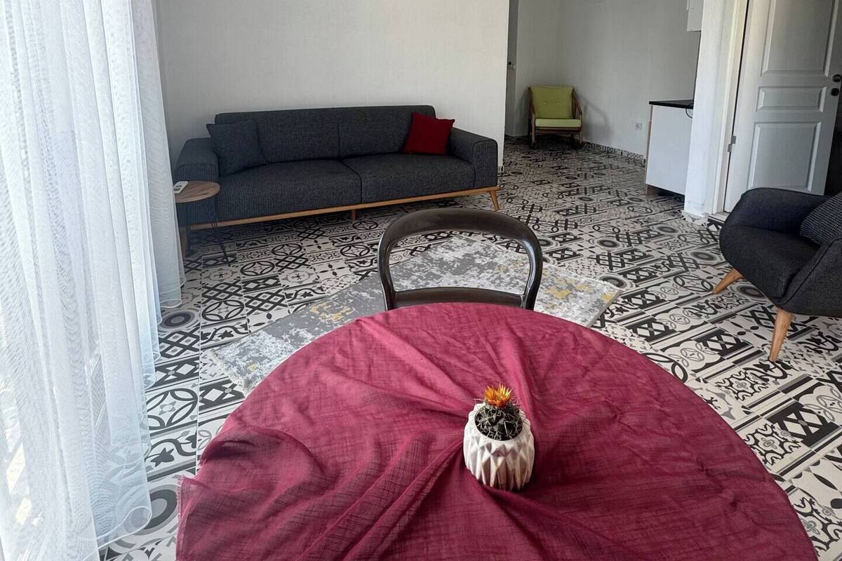 Appart'hôtel Deluxe, balcon, vue mer | Coin séjour