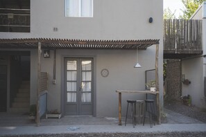 Fassade der Unterkunft