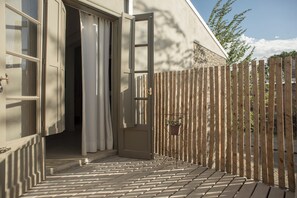 Comfort-Apartment, Balkon, Gartenblick | Balkon