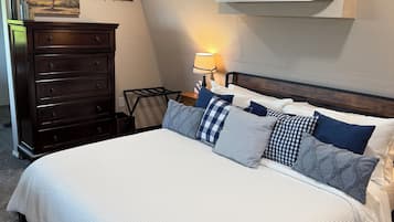 1 bedroom, iron/ironing board, travel crib, free WiFi