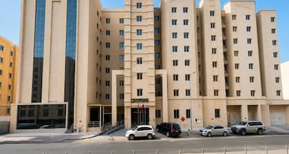 Abraj suites hotel- 1 Bedroom, 2 Bathroom, Living Room and kitchen