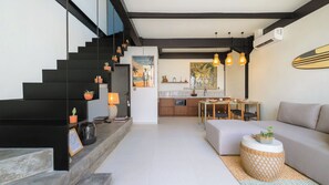 Villa, 1 Bedroom, Pool View | Living area