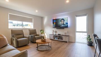 Smart TV, table football, books