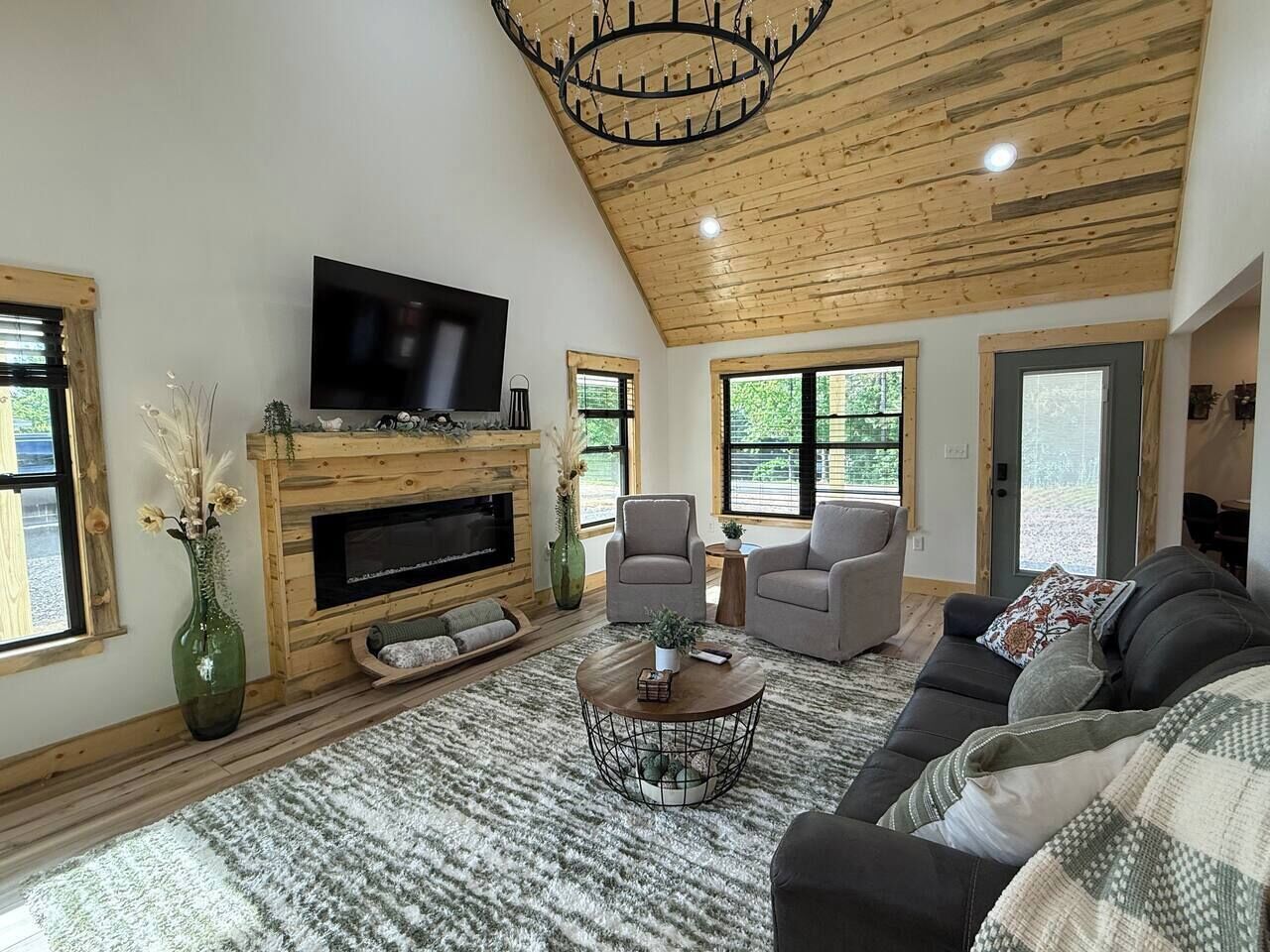 Televisor intel·ligent i llar de foc 