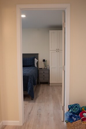 2 bedrooms, iron/ironing board, travel crib, free WiFi