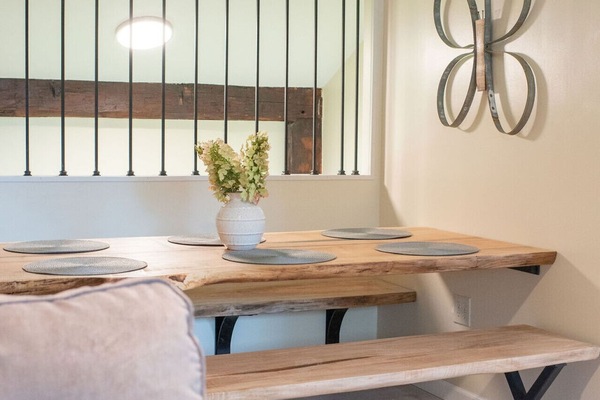 Dining Room Table from Living Room