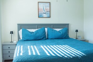 2 bedrooms, iron/ironing board, travel crib, free WiFi